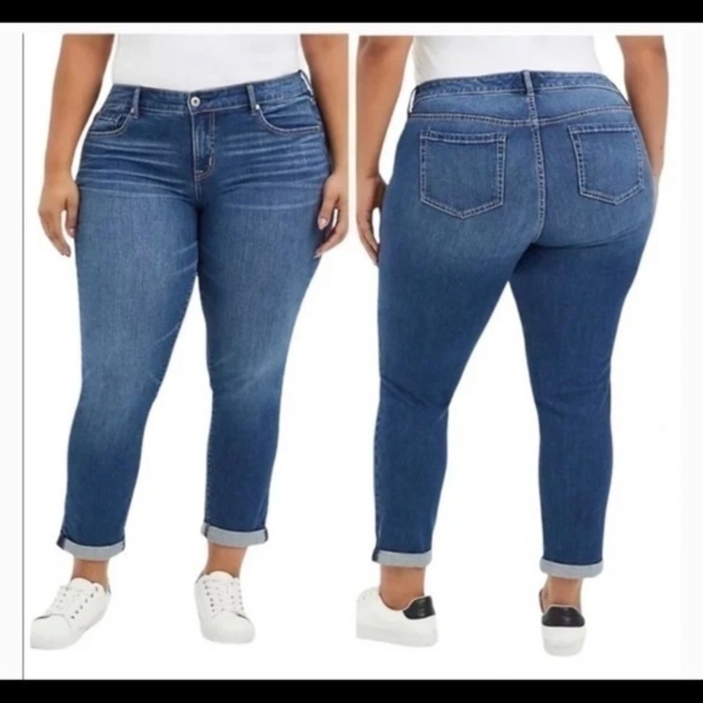 Torrid Boyfriend Ankle Jeans